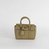 Mulberry Summer Khaki Classic Grain Mini Bayswater Bag