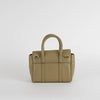 Mulberry Summer Khaki Classic Grain Mini Bayswater Bag