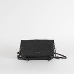 Zadig & Voltaire Black Rock Nano Savage Clutch Bag