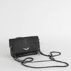 Zadig & Voltaire Black Rock Nano Savage Clutch Bag