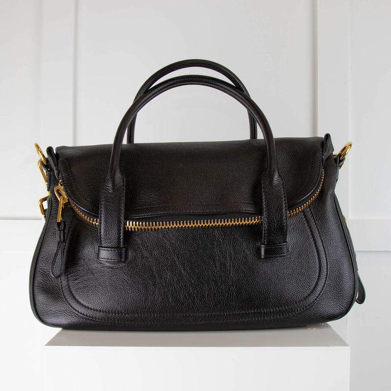 Tom Ford Black Leather Jennifer Bag