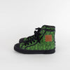 Loewe Navy and Lime Green Anagram High Tops