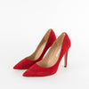 Diane Von Furstenberg Bethany Red Suede High Heels