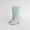 Yeezy Light Blue Denim Ankle Boots