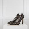 Daniele Ancarani Black Lace Court Shoe