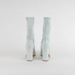 Yeezy Light Blue Denim Ankle Boots