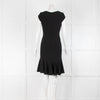 BCBG Maxazria Black Fluted Dress