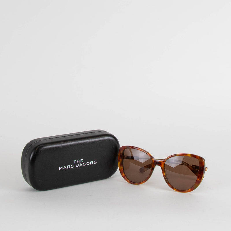 The Marc Jacobs Brown Tortoiseshell Cat Eye Sunglasses