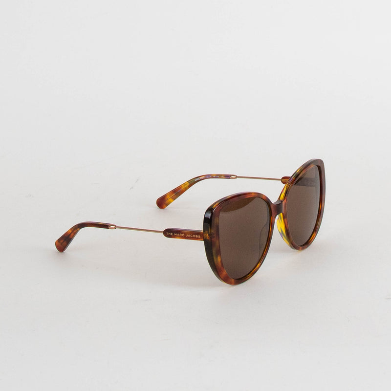 The Marc Jacobs Brown Tortoiseshell Cat Eye Sunglasses