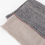 Jim Thompson Beige Wool and Silk Mix Scarf