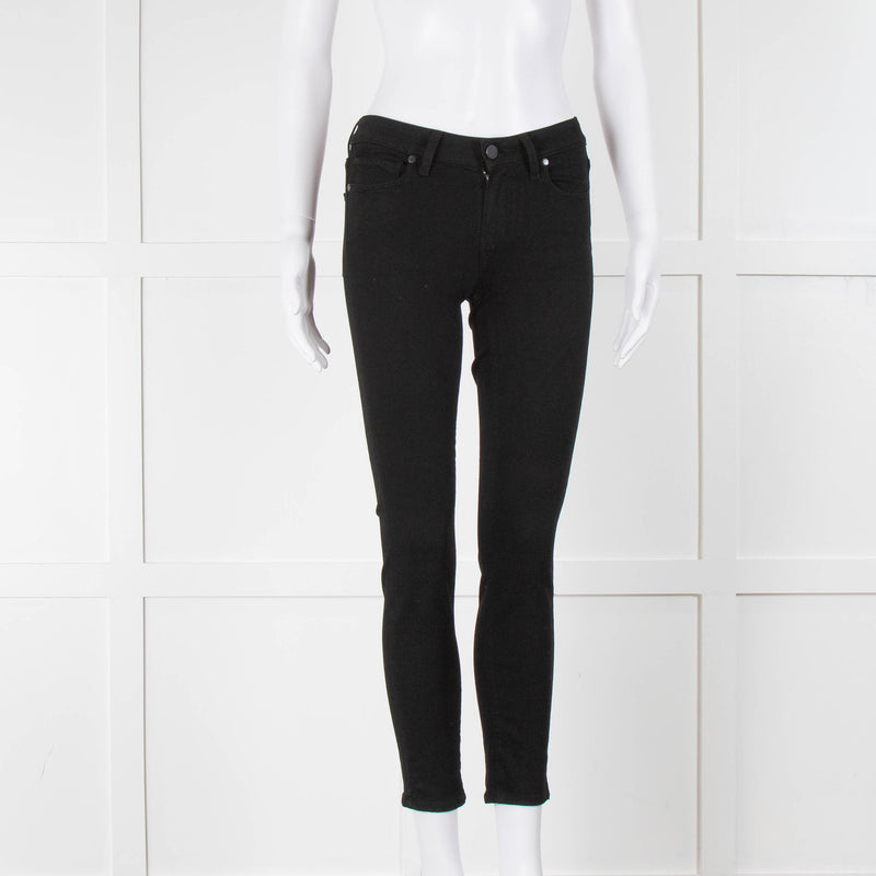 Paige Black Verdugo Crop Jeans