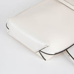 Ganni Small Banner Cream Crossbody Bag