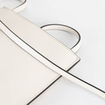 Ganni Small Banner Cream Crossbody Bag