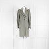 Escada Green Wool And Cashmere Coat