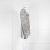 MSGM  Silver Sequin Hoody