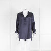 Dea Kudibal Navy Silk Tunic Blouse