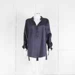 Dea Kudibal Navy Silk Tunic Blouse