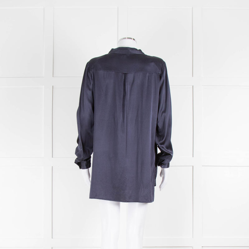 Dea Kudibal Navy Silk Tunic Blouse