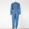 Claudie Pierlot Printed Denim Jumpsuit