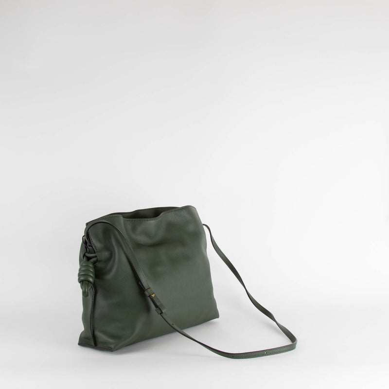 Loewe Flamenco Small Forest Green Bag