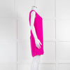 Cynthia Rowley Hot Pink Silk Sleeveless Short Shift Dress