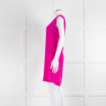 Cynthia Rowley Hot Pink Silk Sleeveless Short Shift Dress