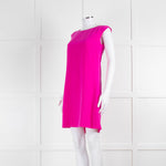 Cynthia Rowley Hot Pink Silk Sleeveless Short Shift Dress