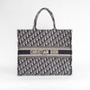 Christian Dior Large Blue Oblique Book Tote