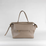 Celine Taupe Leather Small Ring Bag