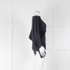 Vivienne Westwood Navy Boxy Poncho Style Blouse