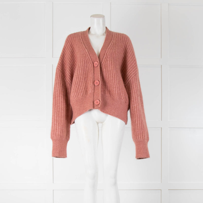 Anine Bing Mohair Pink Cardigan