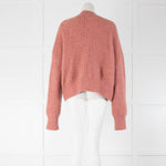 Anine Bing Mohair Pink Cardigan