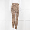 Frame All High Rise  Animal Print Trousers