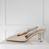 Bottega Veneta Cream Sling Back Sho