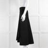 Temperley Black Mercury Plain Ruffle Skirt