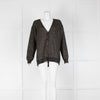 Velvet Black and Gold Sparkle Cardigan