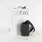 LOEWE Rubber Moulded Black Sling Crossbody Bag