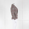 Isabel Marant Etoile Cream Black Red Tweed Blazer Jacket