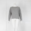 Fabiana Filippi Grey Fleck Jumper Silver Thread