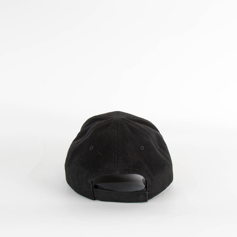 Balenciaga Black Logo Baseball Cap