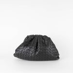 Bottega Veneta Black Intrecciato The Pouch Clutch