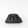 Bottega Veneta Black Intrecciato The Pouch Clutch