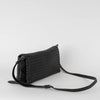 Bottega Veneta Black Intrecciato Fold Over Crossbody Envelope Bag