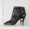 Nicholas Kirkwood Black Leather and Pearl Short Boots