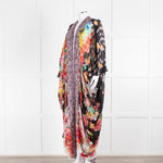 Camilla Multi Floral Oriental Print Beaded Kimono Dress