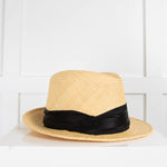 Eugenia Kim Raffia Hat with Black Band