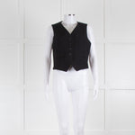 Citizens Of Humanity Black Cotton Waistcoat