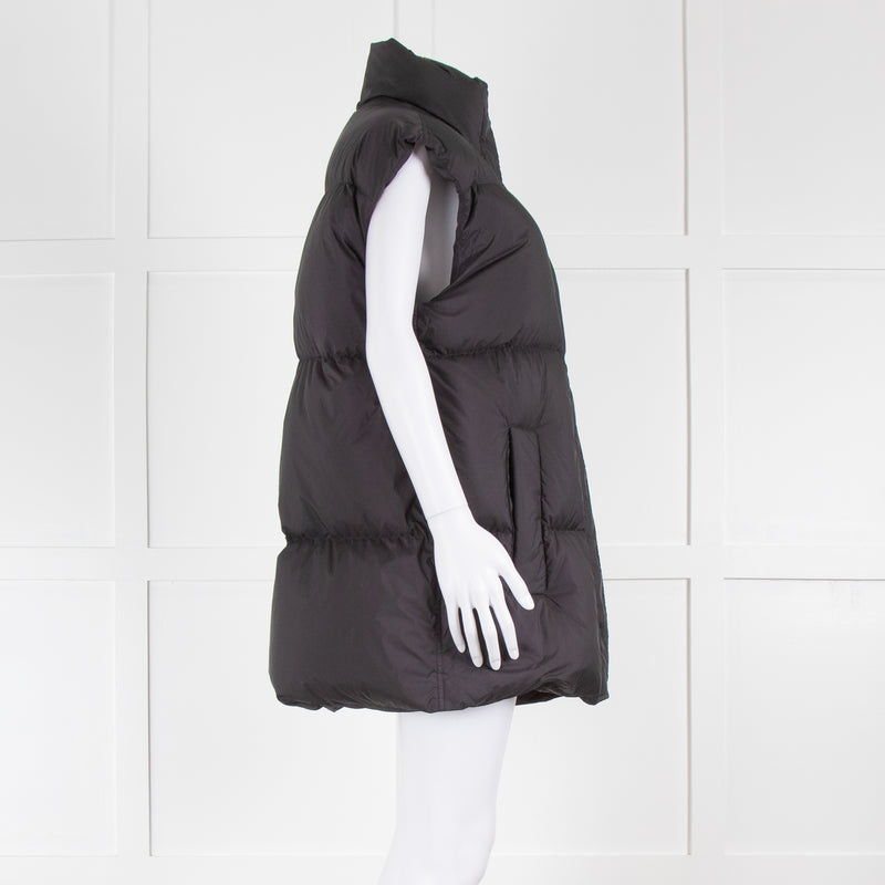 Stand Studio Black Puffa Gilet