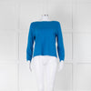 The Fold Bright Blue Fine Cashmere Sweater