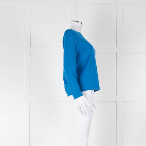 The Fold Bright Blue Fine Cashmere Sweater